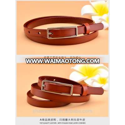 Wholesale new modern good quality cheap price PU leather belts for women made in china